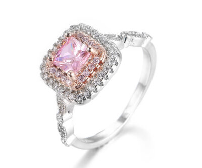Pink Zircon Ring