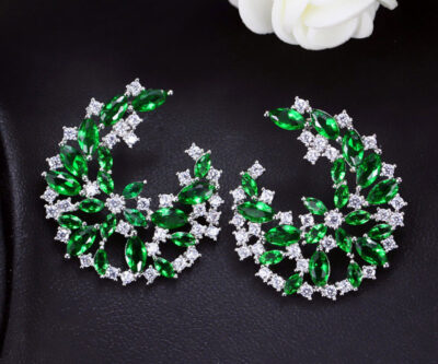 Flower Round Earrings