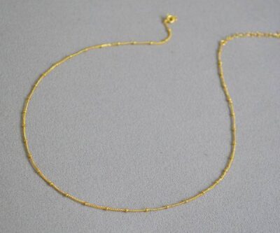 Gold Plated Chain Clavicle Necklace